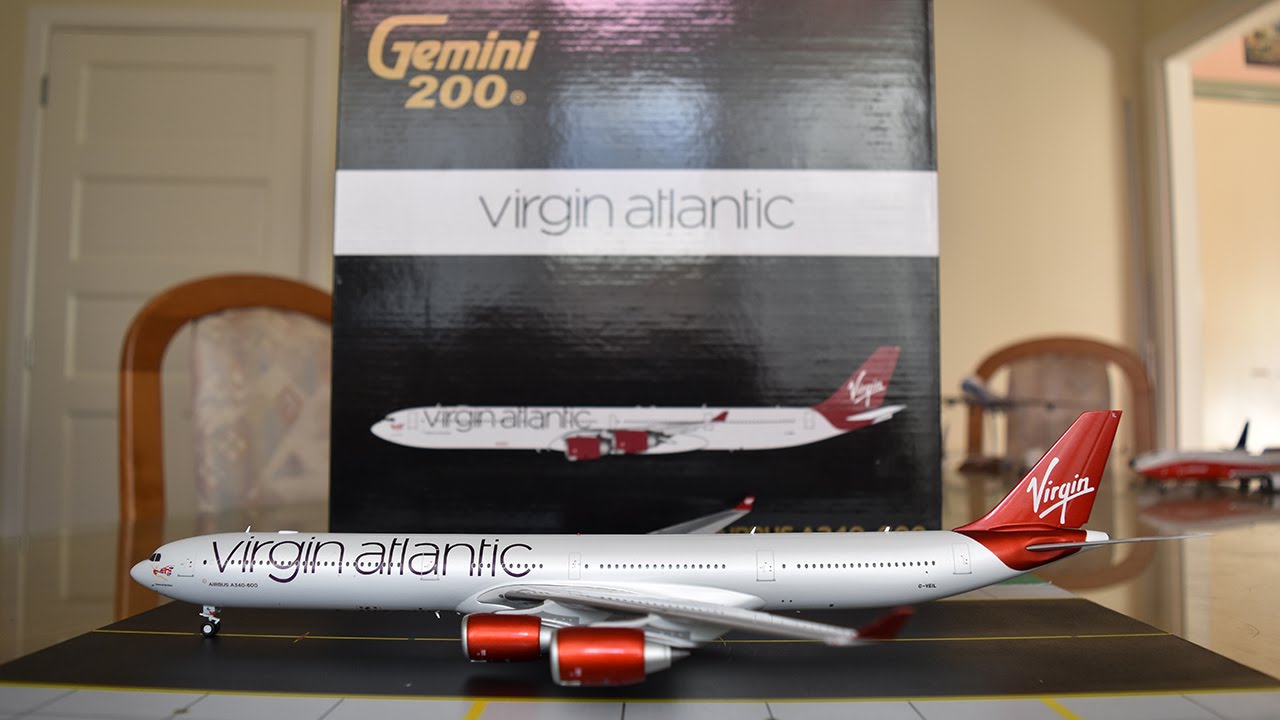 Gemini Jets 1:200 Virgin Atlantic A340-600 Unboxing and Review
