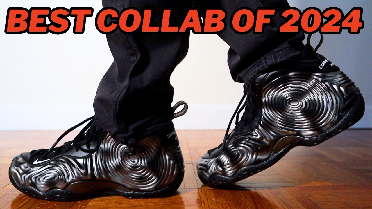 Comme Des Garcons x Nike Foamposite One SP Cat Eye Review and On