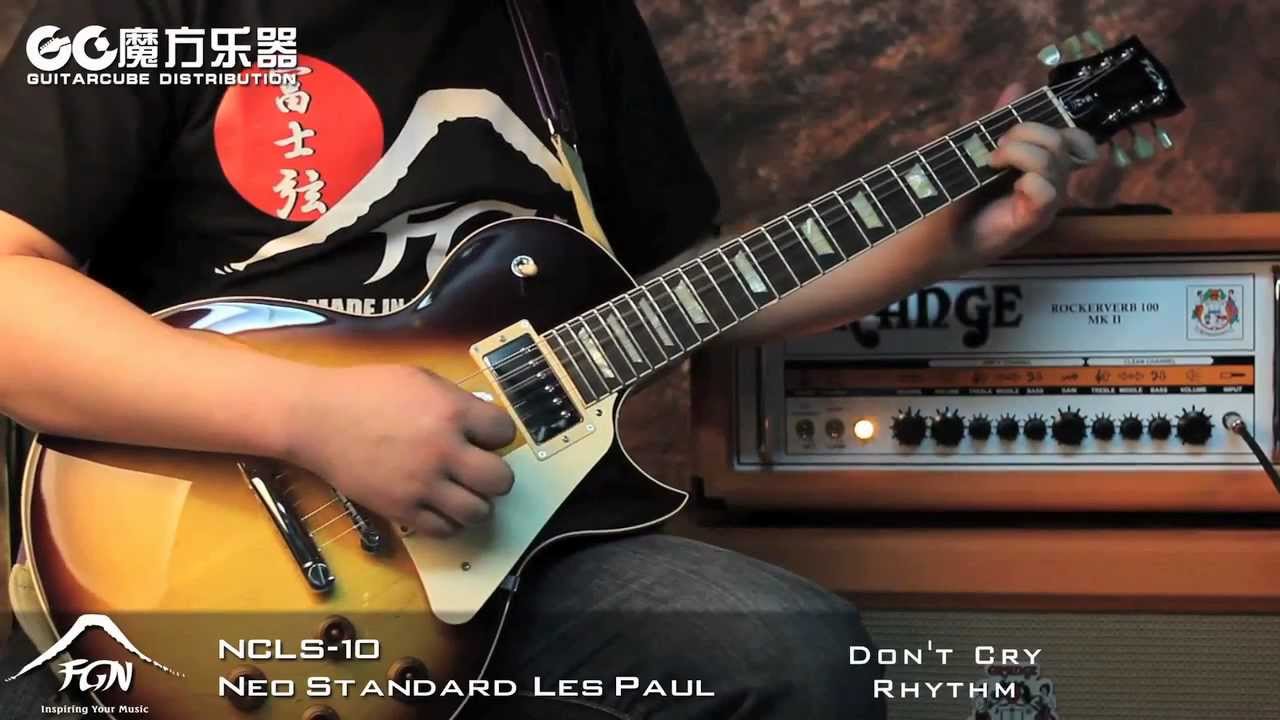 FGN Neo Classic Les Paul NCLS-10 and NCLC-10 - YouTube