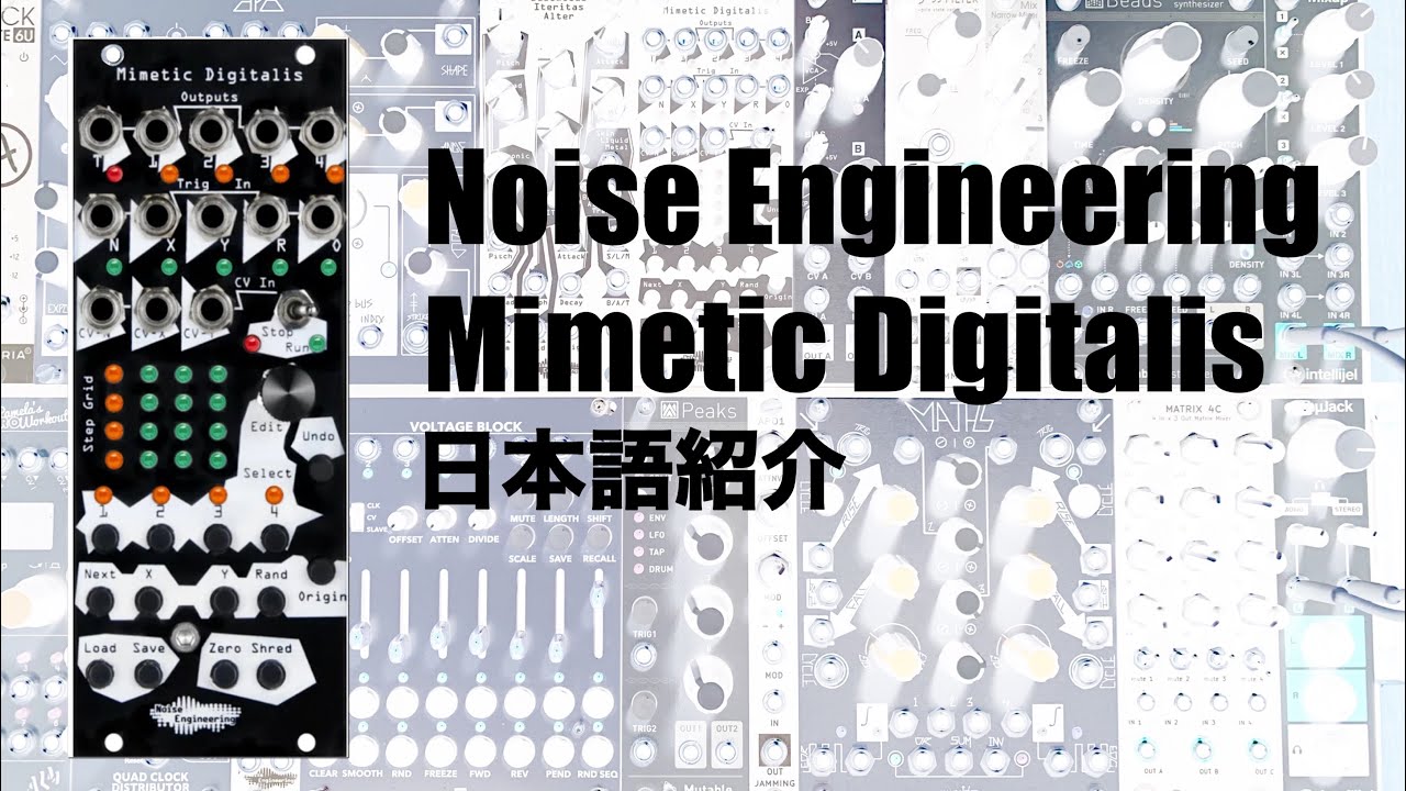 日本語解説】Noise Engineering Mimetic Digitalis & Basimilus
