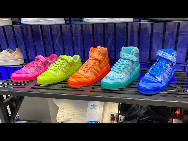 Jeremy Scott's Adidas Forum Dipped Shoes - YouTube