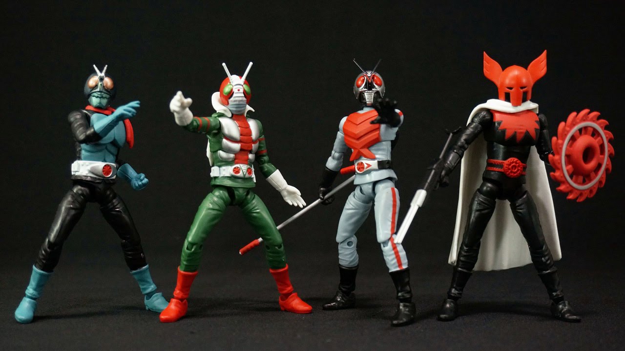 SHODO 仮面ライダーVS 全4種 仮面ライダー旧1号 仮面ライダーV3 仮面