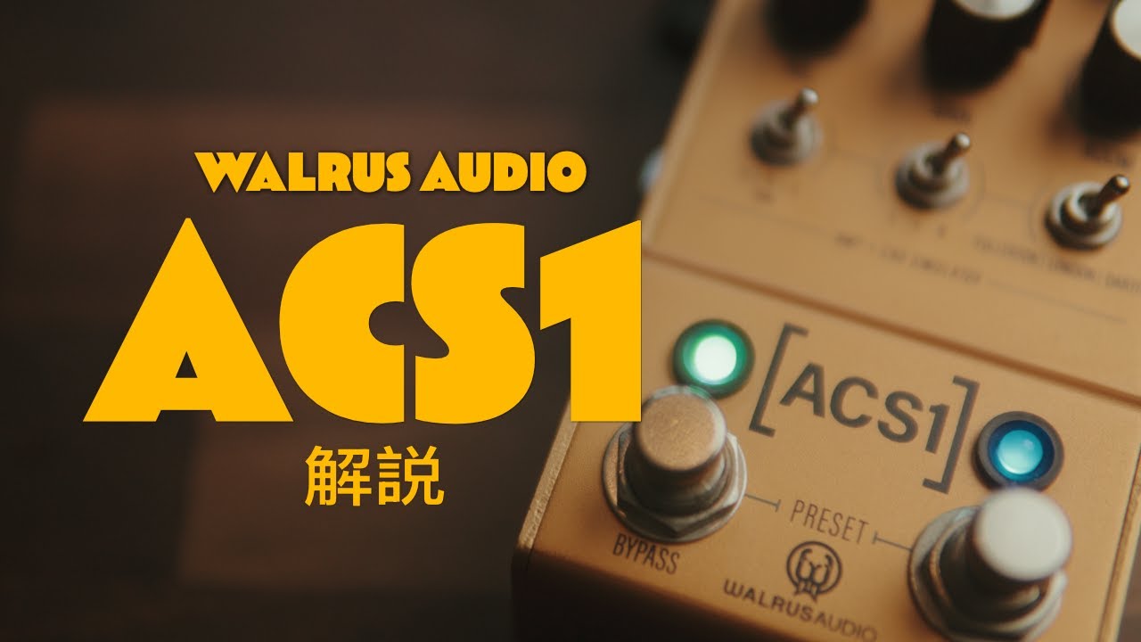 あえての型落ちアンシミュ Walrus Audio ACS1 mk1を今更紹介！ - YouTube