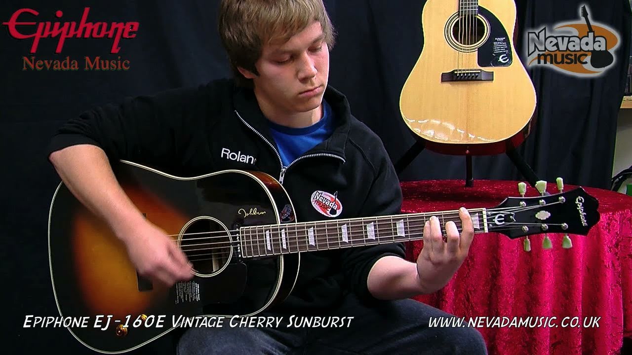 Epiphone EJ160E VC John Lennon Acoustic Guitar - Nevada Music UK