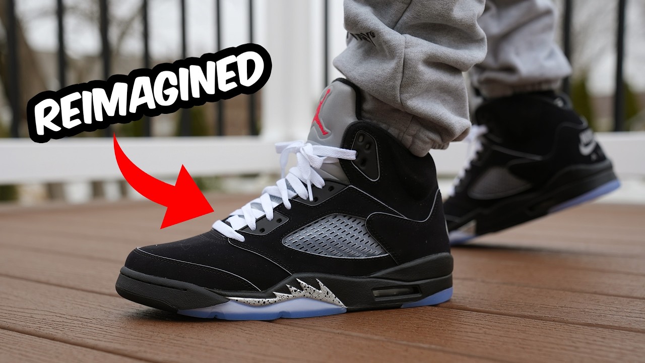 Air Jordan 5 Metallic Reimagined Review & On Feet - YouTube