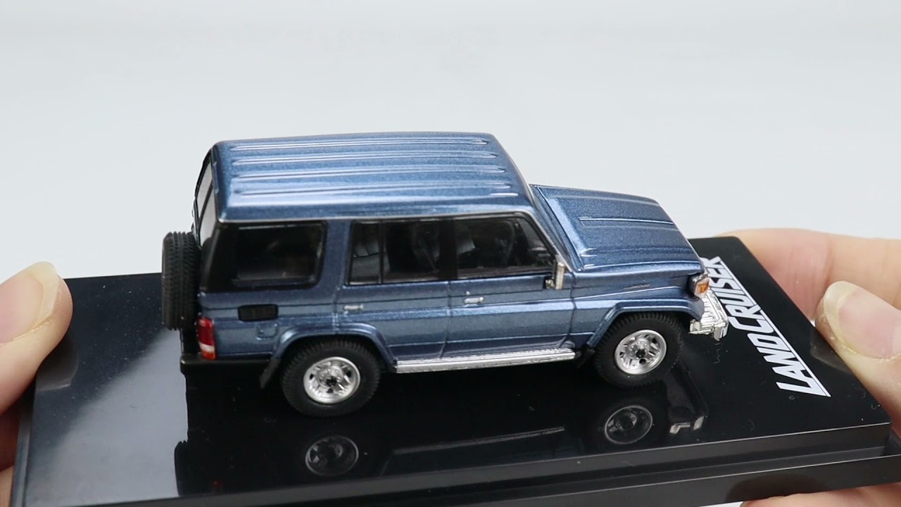 Hobby Japan 1/64 Toyota LANDCRUISER 70 ZX 4DOOR 1994 Bluish Grey