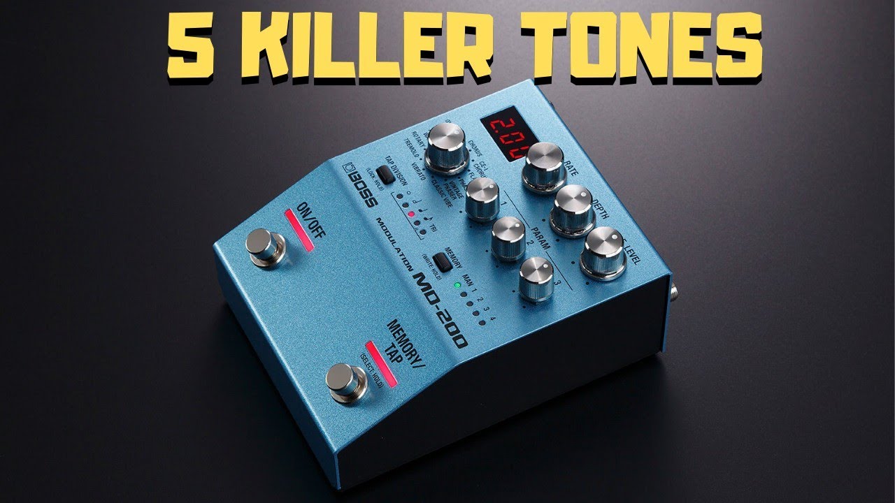 BOSS MD200 - 5 Killer Modes - YouTube