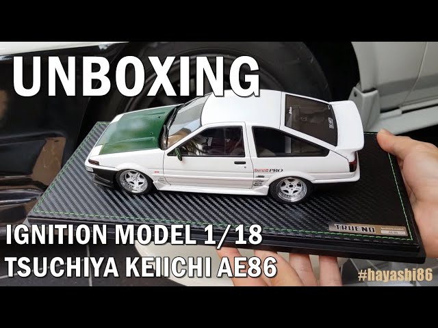 Unboxing IGNITION MODEL 1/18 Tsuchiya Keiichi AE86 - YouTube