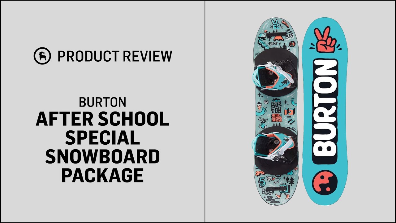 Burton Kids' After School Special Snowboard Package | GH Review