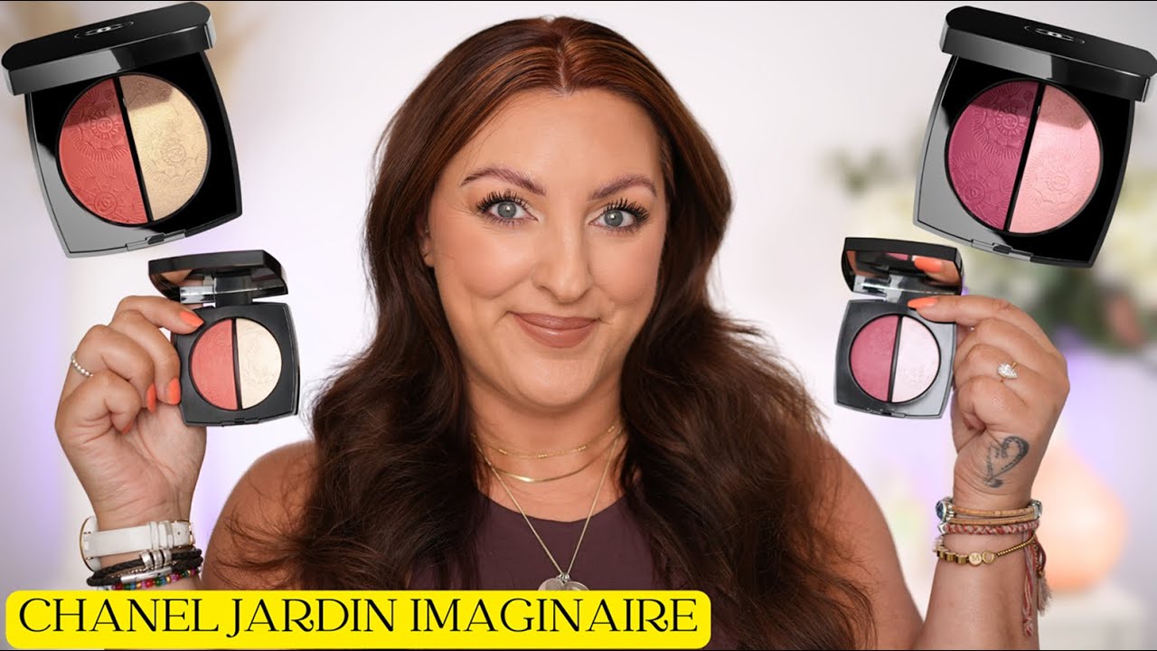 CHANEL JARDIN IMAGINAIRE BLUSH & HIGHLIGHTER DUOS | Review, Demo