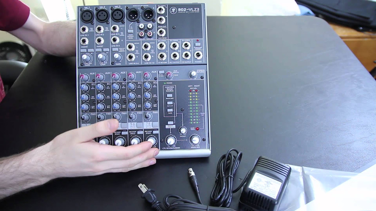 Mackie 802-VLZ3 Unboxing and First Impressions - YouTube