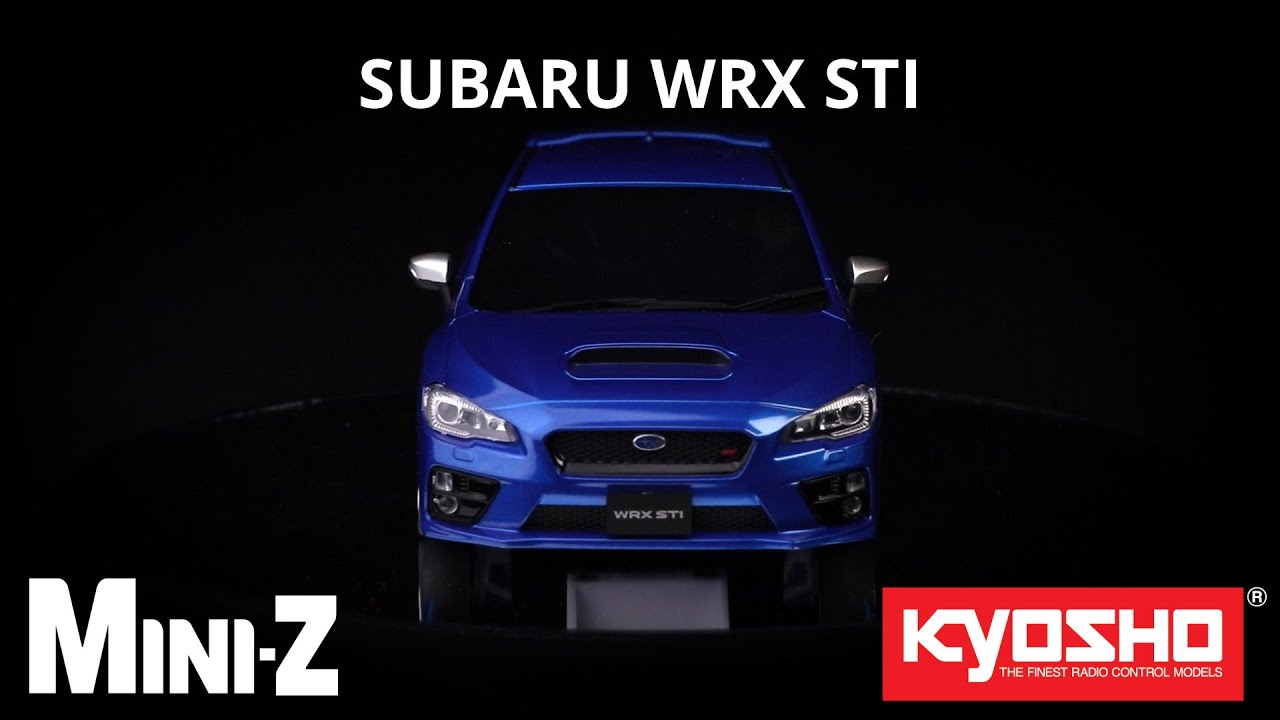 KYOSHO MINI-Z AWD SUBARU WRX STI WR Blue - YouTube