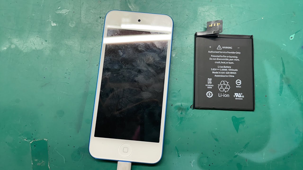 iPod touch 第7世代 バッテリー交換修理やり方 - YouTube