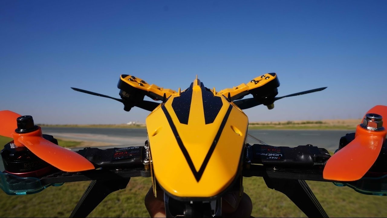 EACHINE Vテール 210 レース用ドローン V-tail - YouTube