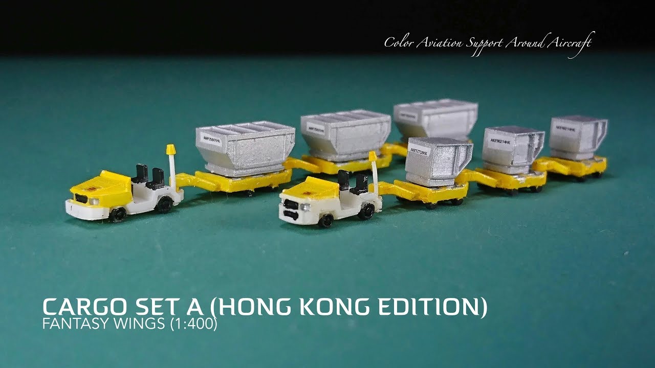 1:400 Cargo Set A Hong Kong Edition Fantasy Wings GSE (Support