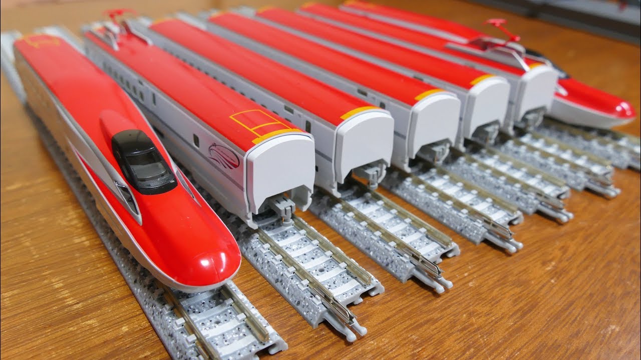 It's finally done! A full E6 series train! The N gauge JRE 6