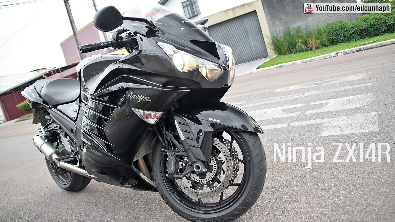 2014 Kawasaki Ninja ZX14R with LeoVince Exhaust Slip on - Bikers