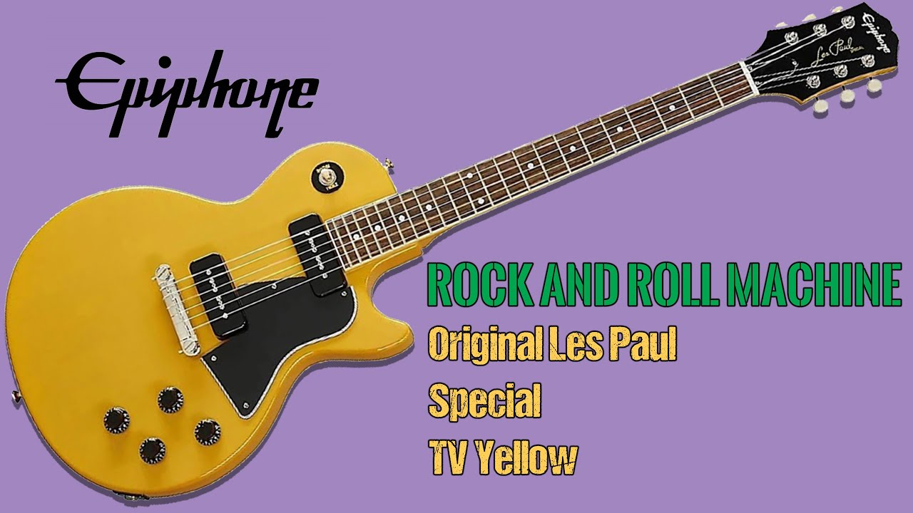 Epiphone Les Paul Special TV Yellow #epiphone #epiphoneguitars