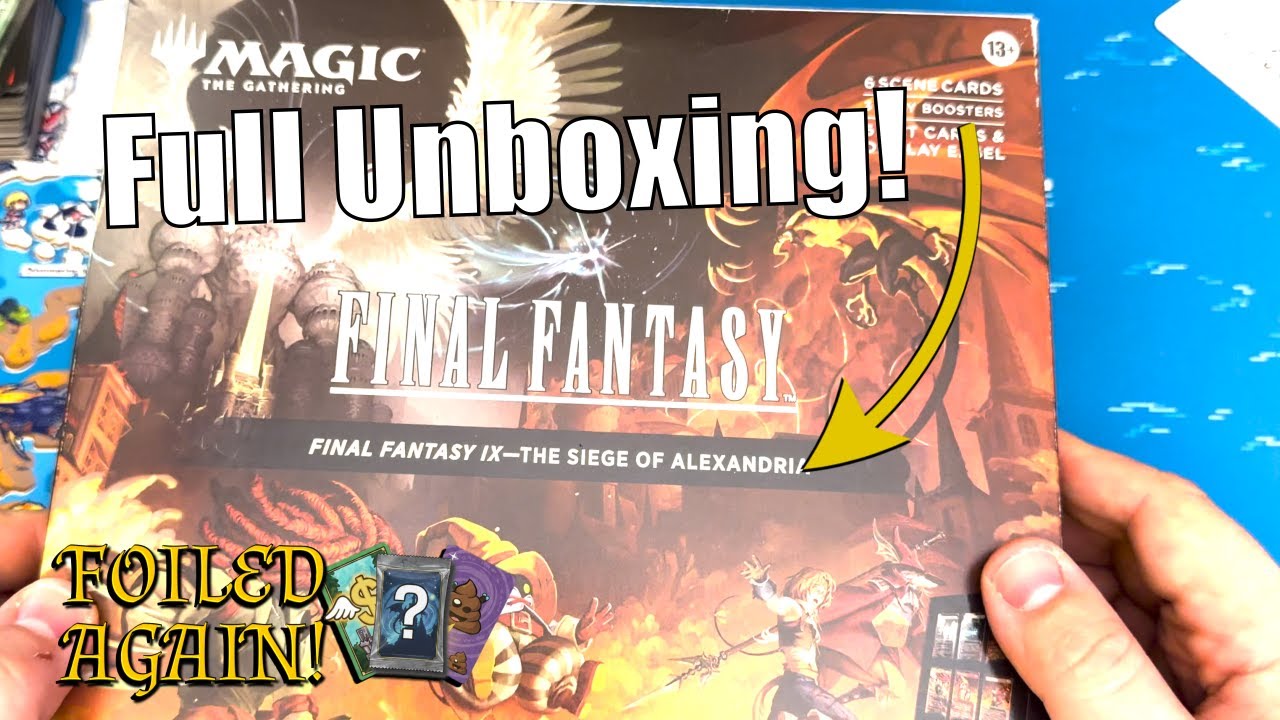 MTG Final Fantasy IX - Siege of Alexandria Scene Box - Full