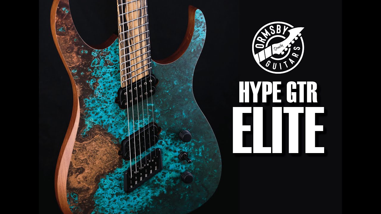 Ormsby Hype GTR Elite 6 - copper print Multi-scale guitar