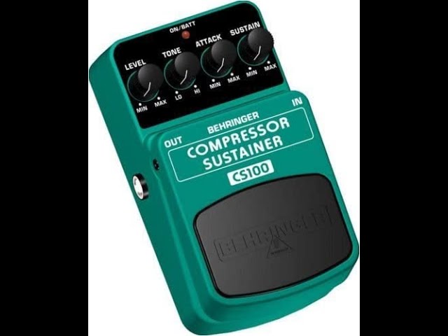 Behringer Compressor Sustainer CS-100 Pedal - Inside the device