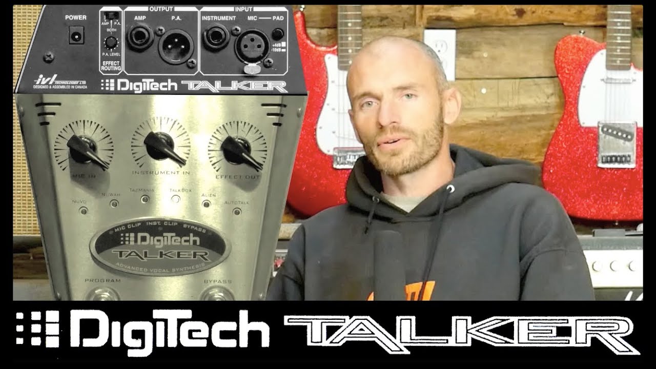 Digitech Talker アドバンスドボーカルシンセシストークボックス - YouTube