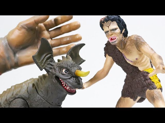 Baragon, the underground monster, and his super-realistic hand