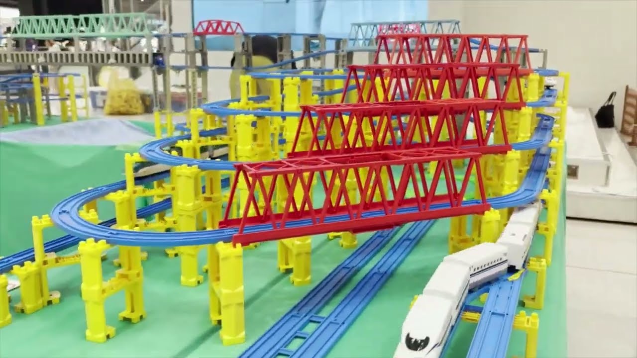 プラレール運転会】見応えたっぷり！ 沼津で巨大レイアウト！！ #鈴鹿