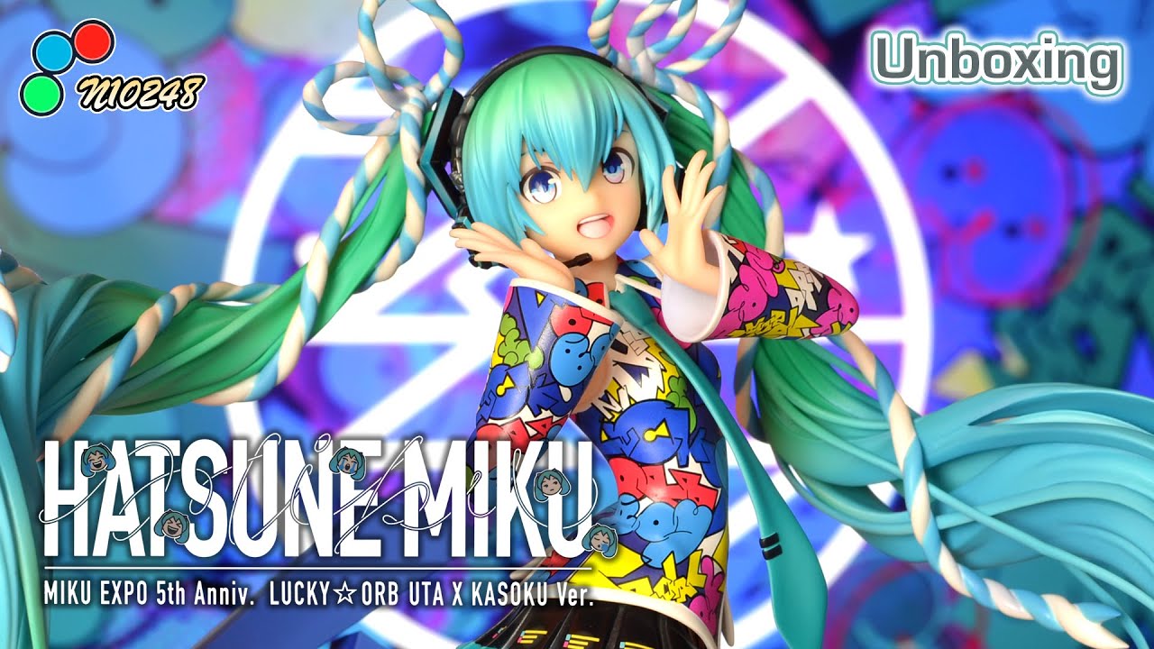 Unboxing of Hatsune Miku Lucky☆Orb Uta X Kasoku Ver. MIKU EXPO