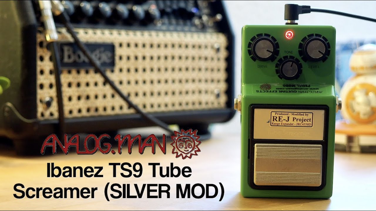 aNaLoG.MaN Ibanez TS9 Tube Screamer (SILVER MOD) - YouTube