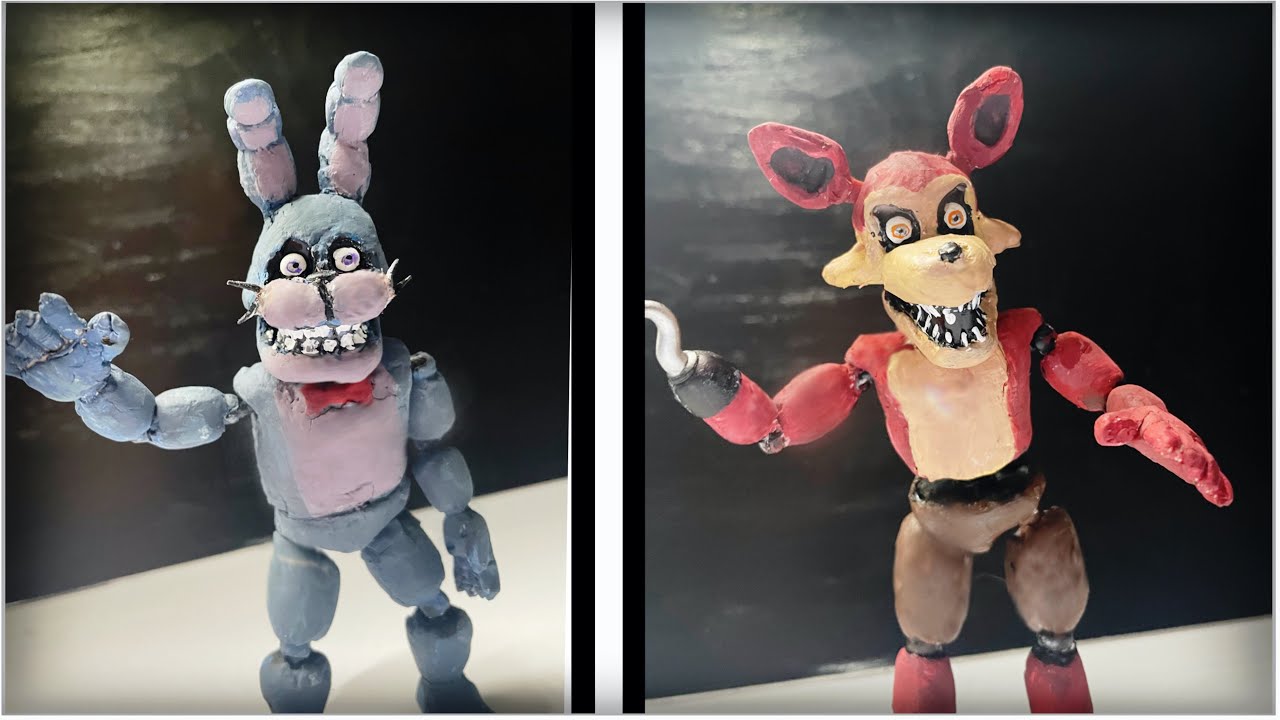 FNAF 4 Fixed Nightmare Figures Showcase/Review - YouTube