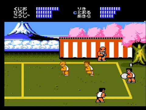 熱血高校ドッジボール部 for FC (1988) - YouTube