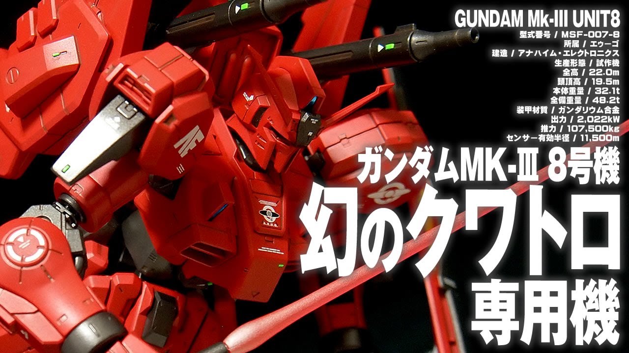 Gunpla: Quattro's legendary machine 