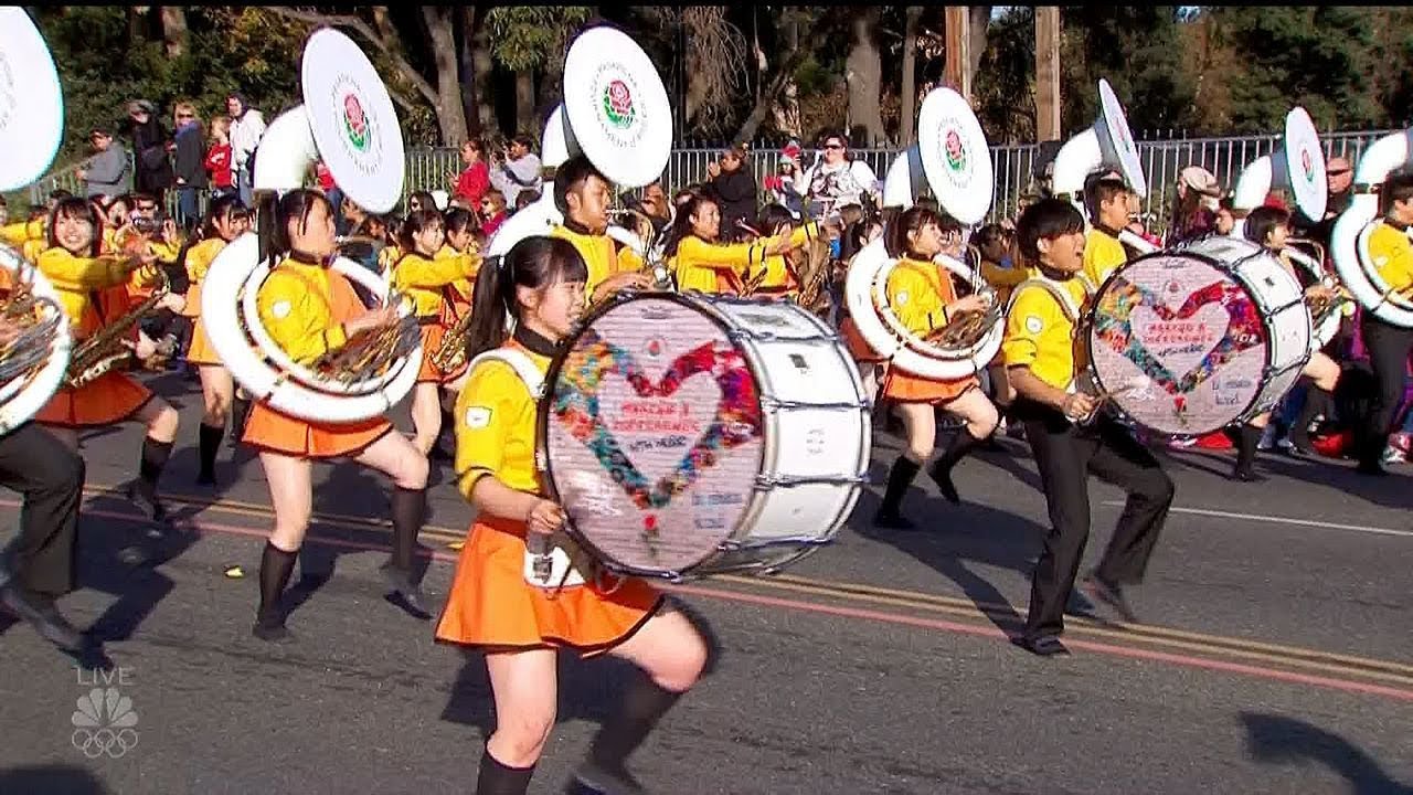 2018 ローズパレード - 京都橘高等学校吹奏楽部マーチングバンド他