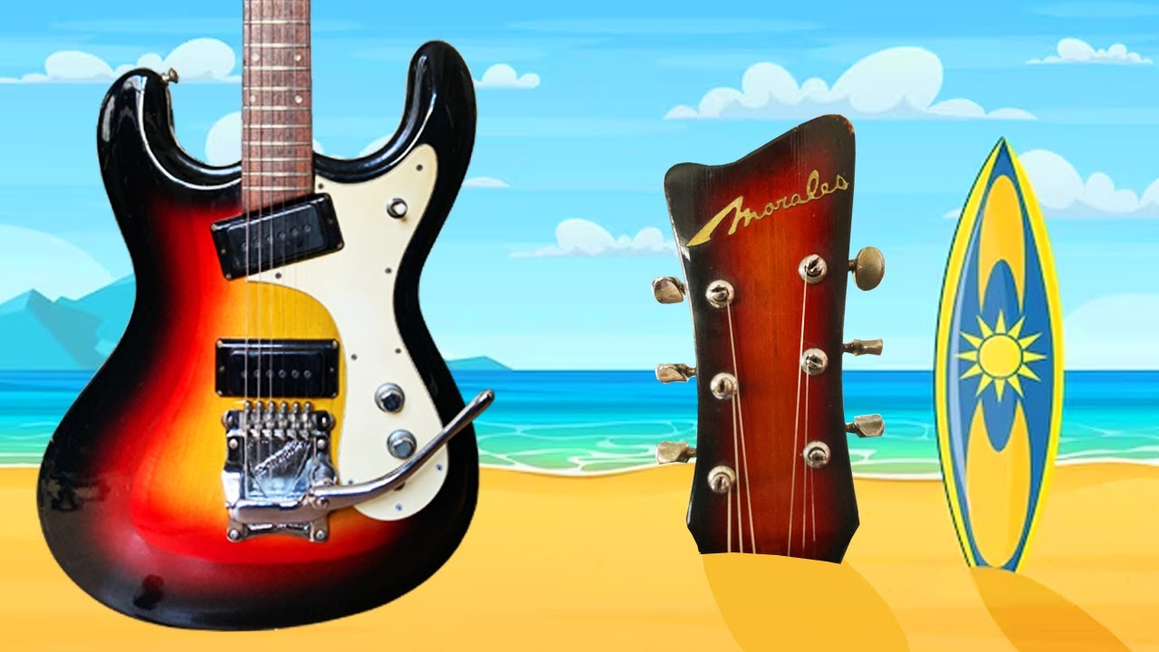 MORALES ZES-300 Mosrite copy from 1968. Vintage Japanese Guitar