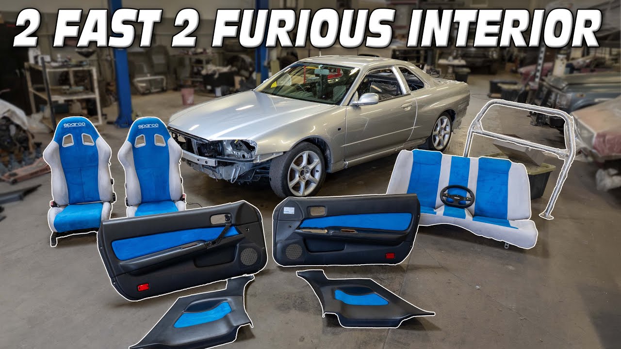 The 2Fast 2Furious Skyline Gets An Interior! - YouTube