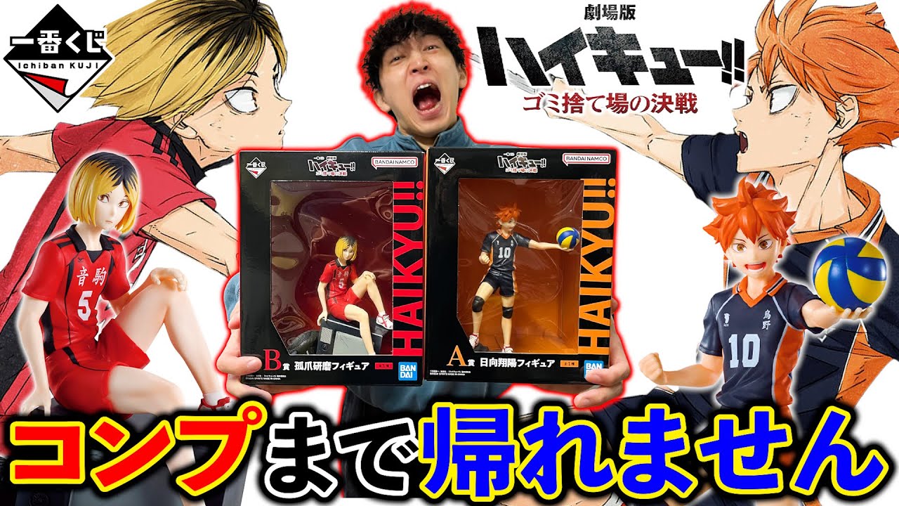 一番くじ】劇場版ハイキュー！A賞＆B賞当たるまで引いたら変人速攻