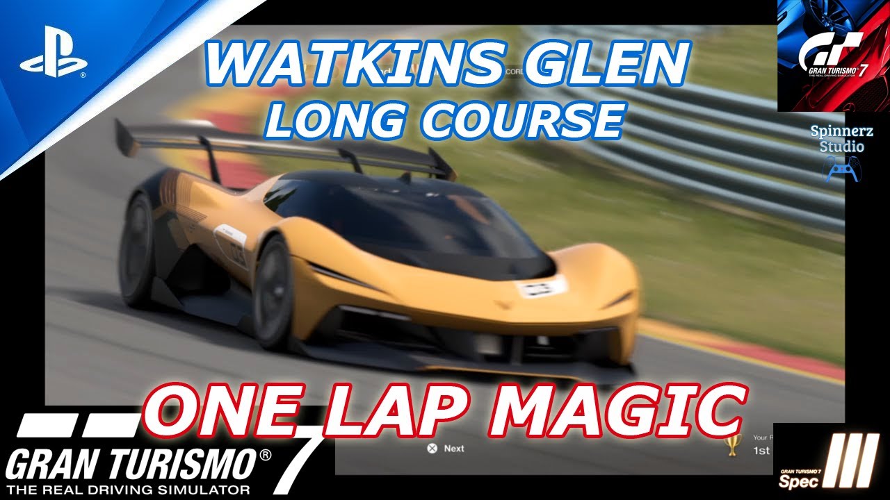 Gran Turismo 7 Watkins Glen Long Course - One Lap Magic | Corvette
