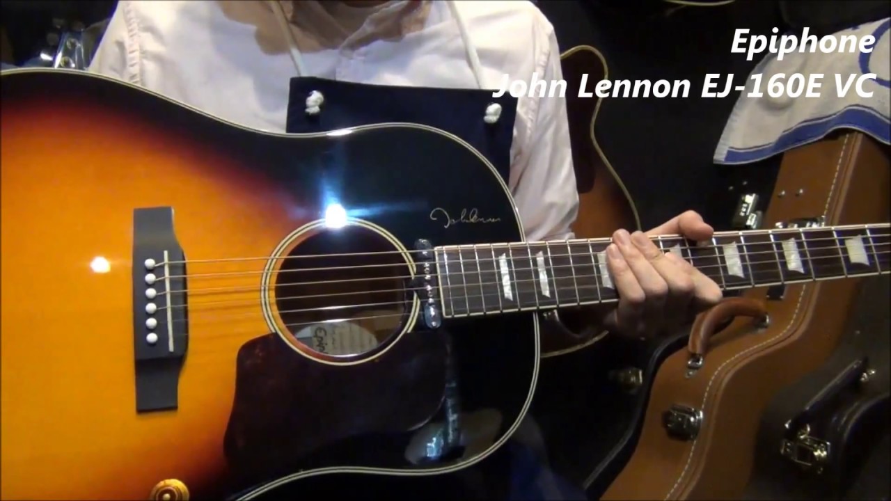 Epiphone John Lennon EJ-160E VC【オットリーヤ動画】 - YouTube