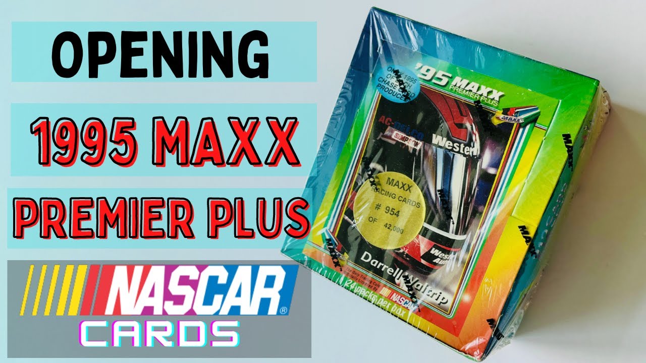 Opening a Box of 1995 MAXX Premier Plus NASCAR Racing Cards - YouTube