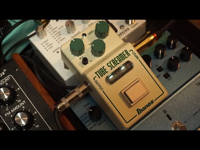 Ibanez/NuTube Screamer】次世代真空管NuTube搭載TS - YouTube