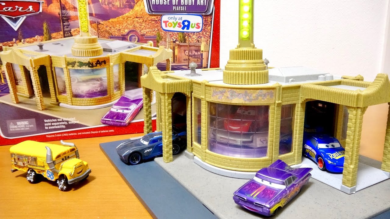 カーズ】マテル製「ラモーンのボディアートショップ」を徹底レビュー