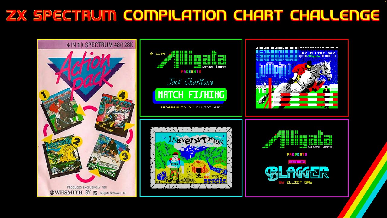 Action pack (Alligata/WHSmith 1986) ZX Spectrum Review