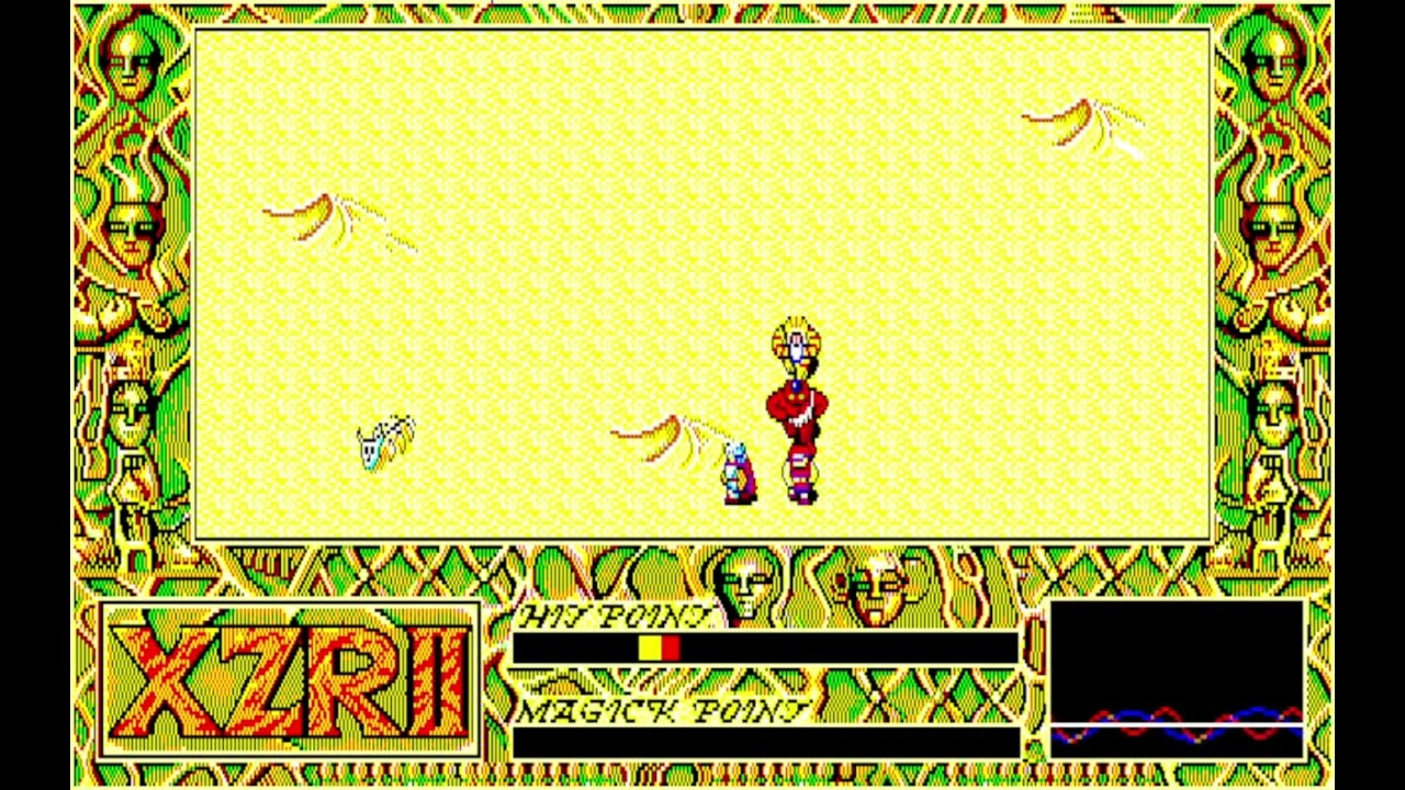 XZR II (エグザイル Ⅱ) for the NEC PC-88 - YouTube
