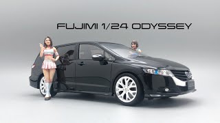 FUJIMI 1/24 HONDA ODYSSEY absolute FULL BUILD - YouTube