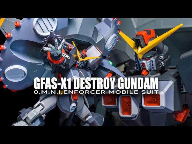GFAS - X1 Destroy Gundam - HGUC | ASMR Speed build | Satisfying