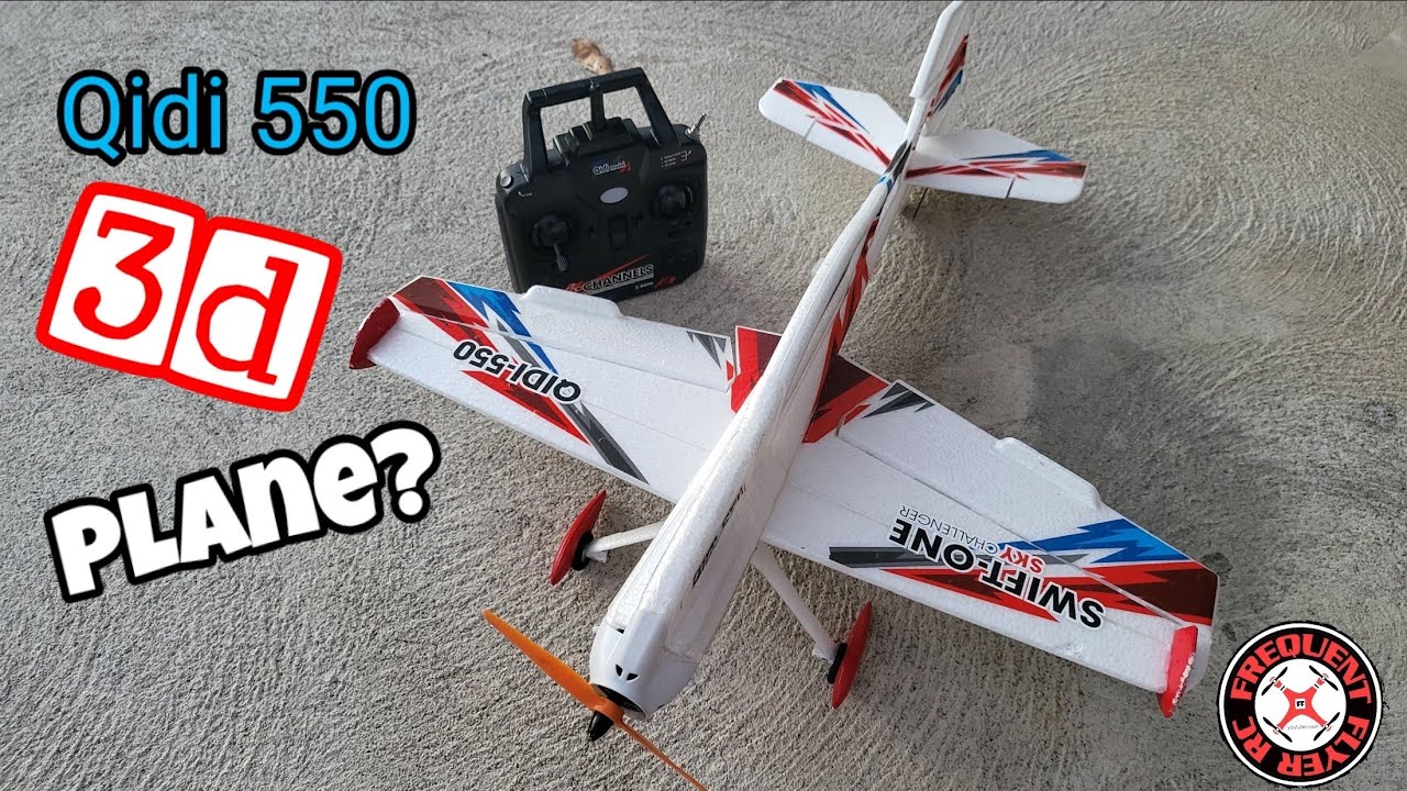 Assembling the SWIFT-ONE QIDI-550 Radio-Controlled Small Airplane