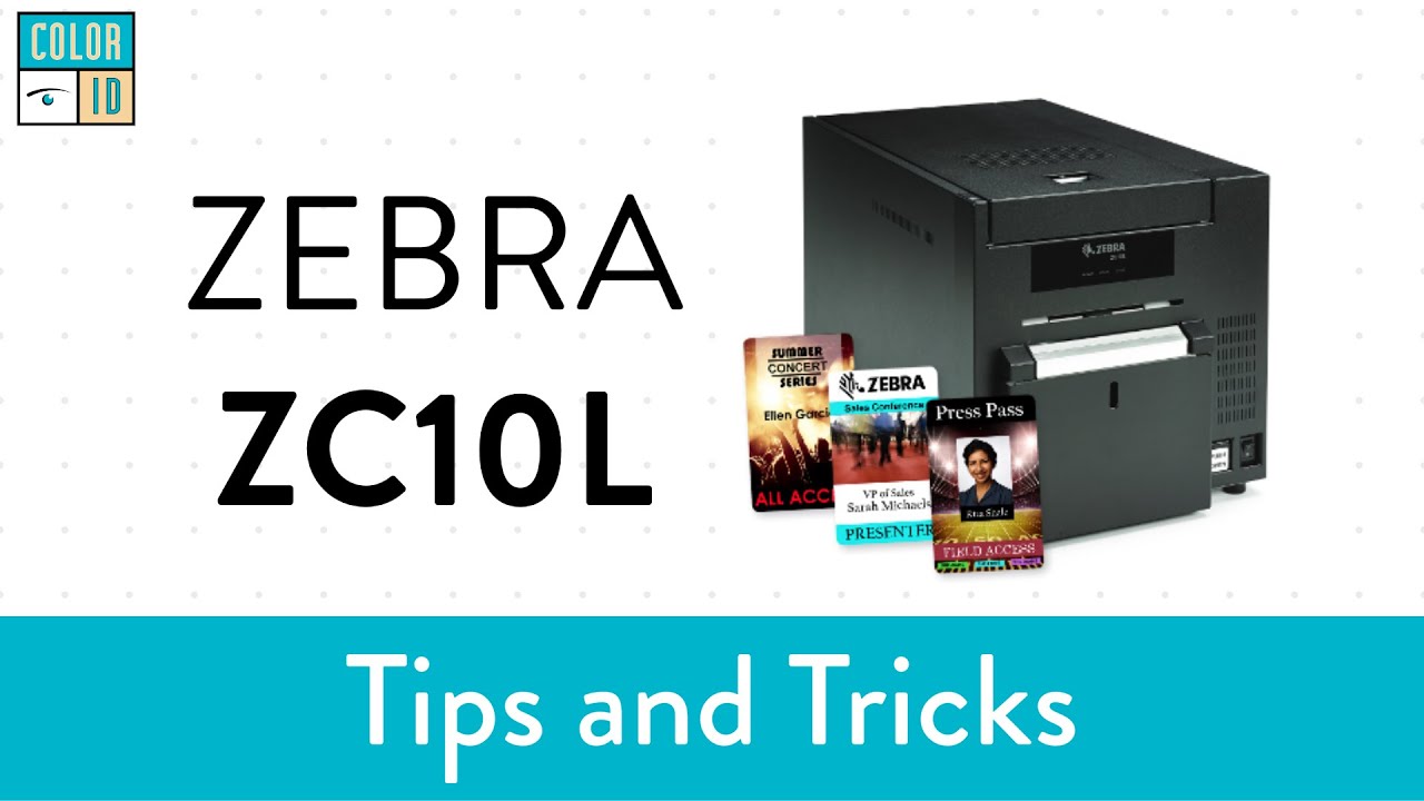 Zebra ZC10L - Episode 5 - Tips and Tricks - YouTube