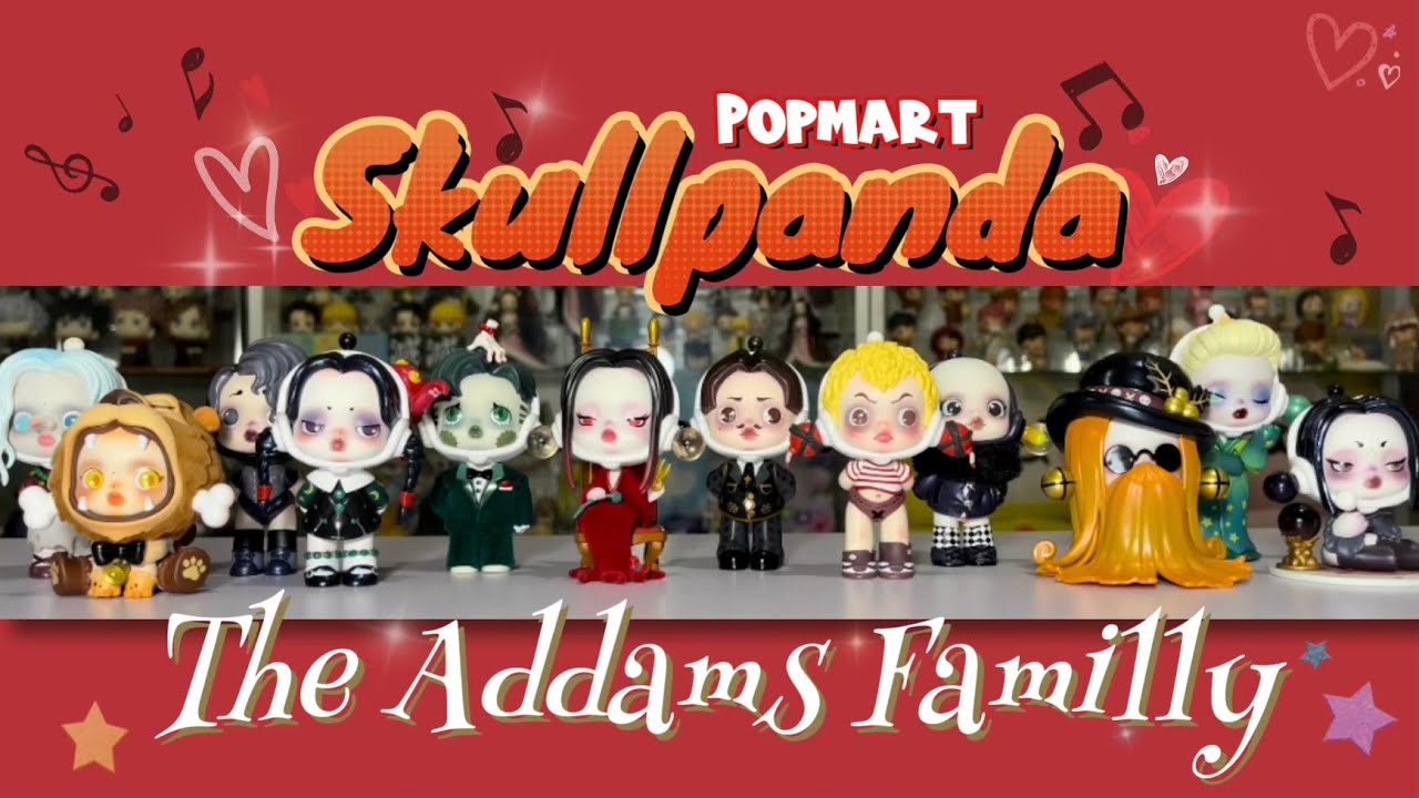 UNBOXING] POP MART - Skullpanda X The Addams Family Series - YouTube