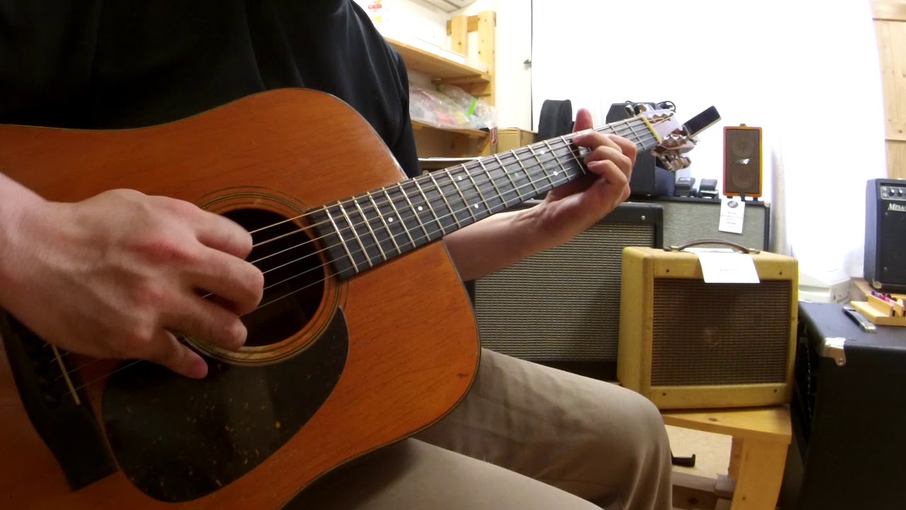 70's S.Yairi YD-401 ピック弾き - YouTube